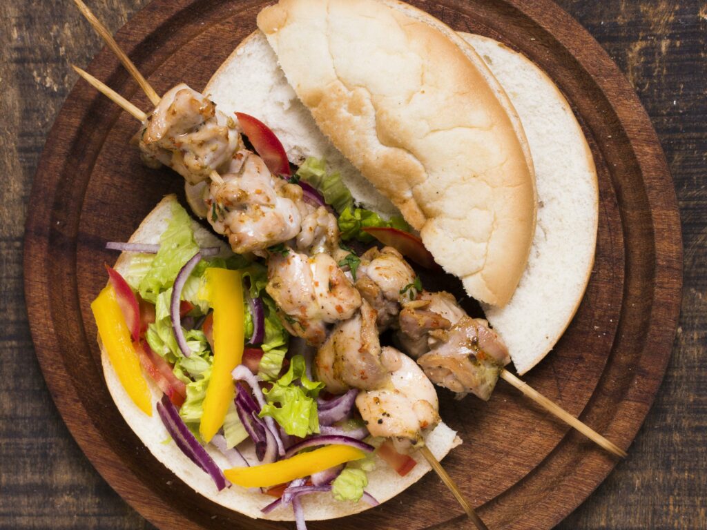 Skewers and Wraps